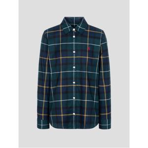 [Essential] 기모 헤릿체크 레귤러핏 셔츠  네이비 (BF5964E01R)