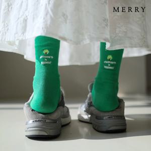 에코리즘 해피 자수삭스 3족 세트/여성양말