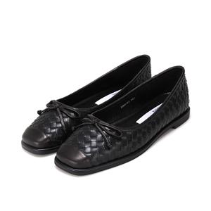 양가죽 메쉬 갑피 리본 플랫3color_BBH143