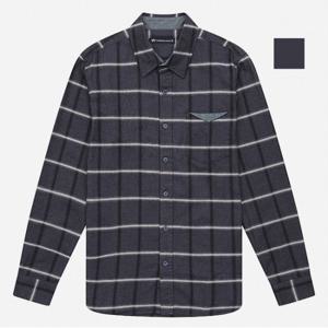 공용 포켓패치 캐주얼 체크셔츠 (NSI641)