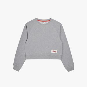 [최초가 129,000] 자수와펜 맨투맨 멜란지그레이 IFDMM00892