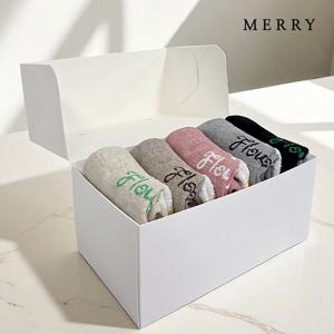 [선물포장] 메리 샤인 기프트 5족 양말 선물세트/제인 데이지 카바삭스