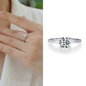 (GRA보증) 1캐럿 D컬러 모이사나이트 반지 기념일 선물