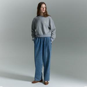 우먼즈 이지 와이드 데님 팬츠 [LIGHT BLUE]