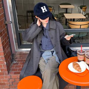 [정가559,000]벨티드 울혼방 핸드메이드 맥코트 OW5XHA530