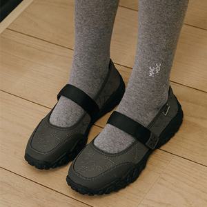 Icon 아이콘 스트랩 플라워 메리제인 스니커즈_2color 3cm