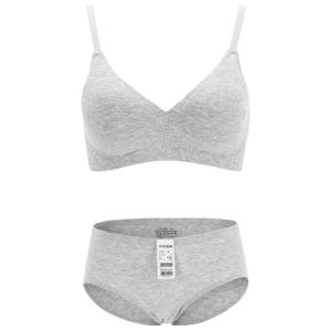 비비안 캐주얼스타일의 골지 퓨징 브라팬티 세트 BR1996A BP1996A