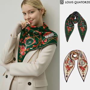 [정상가129,000원] 알테아더블 울실크 마름모 스카프 1ESD020