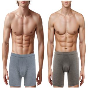 [비비안] 착용감 보온성 다 좋은 남성 롱드로즈 팬티 2종세트 PT2014L