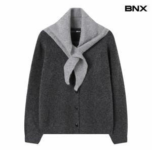 정상가:69,000원 ㅣ 숄 세트 라운드넥 니트 가디건 (BX4CD008L0)