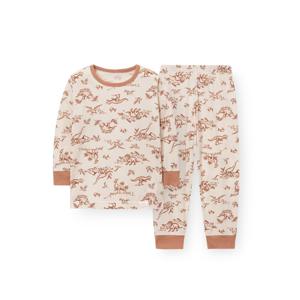 [롯데백화점]아동 G324 디노라인베이지 9부소매 내의 세트 OR25FKFPG324