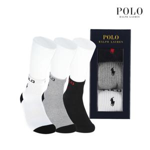 POLO 폴로 신사 하프파일쿼터 3족선물세트 RL33298S