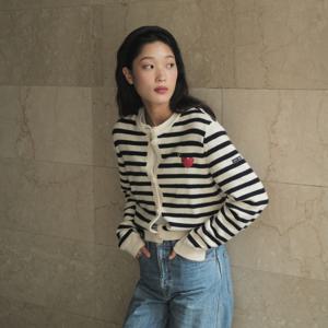 본사정품 Jolie - Ecume/Navy 졸리 가디건 - 에큠/네이비 ASJF2534367-0KF