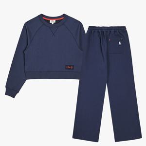 [최초가 288,000] 자수와펜 맨투맨+스웻팬츠 셋업 네이비