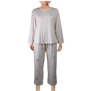 비비 편하고 따뜻하게 착용가능한 고양이나염 여성 홈웨어세트 EZ1951 EZ1951P