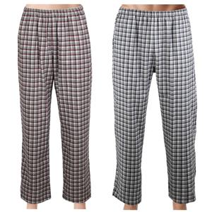 비비안 고급스러운 면 선염체크의 커플 홈웨어바지 EZ1952P EZ2952P