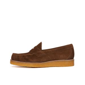 [최초가 129,000원][BASS] G.H BASS 위준 크레이프 로건 스웨이드 페니로퍼 맨 BAS-BA11237K-533