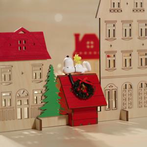 [피너츠 공식 콜라보] 스노이 빌리지 트리 스커트 + 스누피 하우스