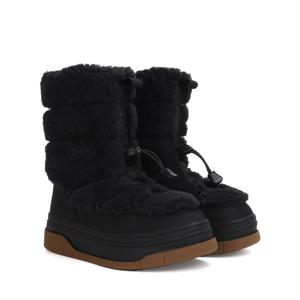 [최초가 289,000원][26FW] 제이니 양털 방한부츠 하이 2.0 블랙 PJR-B01376-BLK