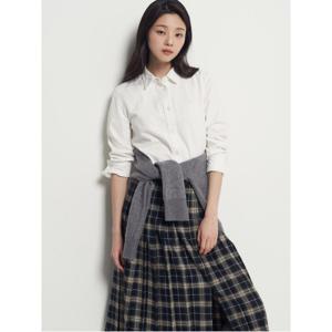 기모 데님 레귤러핏 셔츠  아이보리 (BF5X64C030)