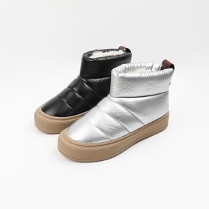 신난다슈 여성 패딩부츠 3cm 여자 방한 숏 앵클 부츠 털부츠 인조퍼 BA253001