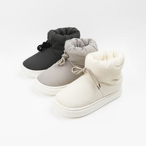 신난다슈 여성 패딩부츠 2cm 가벼운 방한 숏 앵클 부츠 털부츠 인조퍼 BS256017