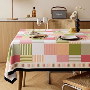 레인보우 방수 식탁커버 2인용 (120X120cm)