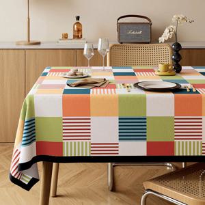 레인보우 방수 식탁커버 4인용 (160X110cm)