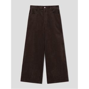 코듀로이 와이드 팬츠  브라운 (355Y21LY3D)