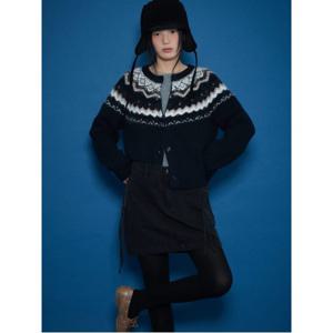 아웃포켓 데님 미니 스커트  애쉬 (165Y27CPC4)