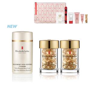 [엘리자베스아덴]히알루론산 + 펩타이드 세라마이드 워터 크림 50ml 세트