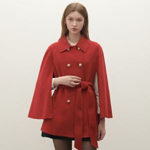 [샤틴]케이프 더블버튼 핸드메이드 코트 S254M751