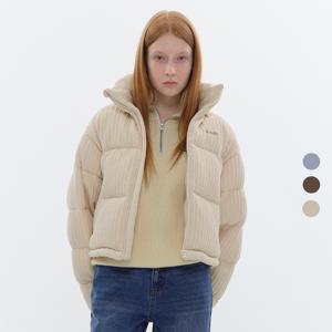 [최초가 249,000원]레이어드 로고 니트 패딩 자켓 (3color)