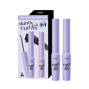 [1+1세트] 컬 픽스 스키니 마스카라 기획세트 /한 올 한 올 디테일하게 컬링