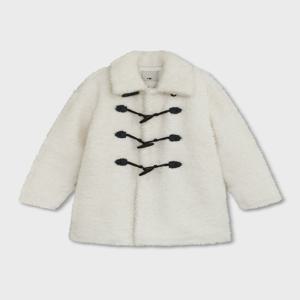 시어링 더플 코트 [IVORY]