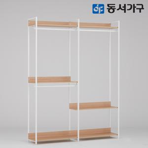 동서가구 몬티아 시스템 드레스룸 1600 3단 행거 DF643456
