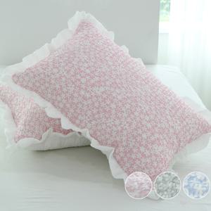 눈꽃 시어서커 프릴 여름 베개커버 50X70