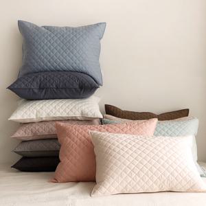 코튼벨 고밀도 순면 퀼팅 베개커버 40X60/50X70cm