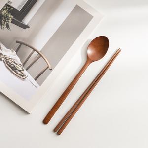 내츄럴 우드 수저세트