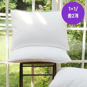 [1+1/총2개]바자르 쉽게 바꾸는 깨끗한 지퍼식 베개솜 40x60 / 50x70