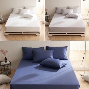 에르미아 에르미아 순면 항균 홑겹 매트리스커버 + 베개커버 세트 S/SS/Q/K