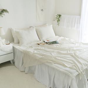 까사베르데 마시멜로 스트라이프 선염면 여름 홑겹이불/홑이불