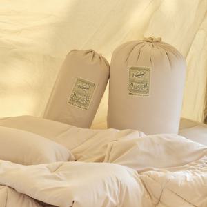 감성 캠핑이불 침낭 헤비라인 이불패드 베개세트Heavy Line