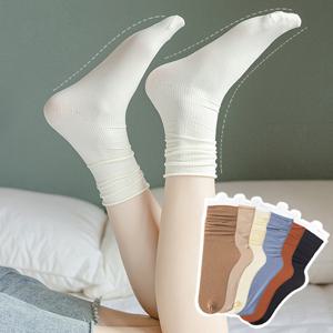 골지쫀쫀양말 10개 세트 루즈삭스 여성 양말 선물