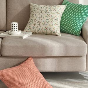 홀리데이 레드리프 쿠션커버