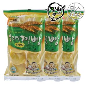 [맘스킹]밀원본가 HACCP 안흥 우리밀단호박찐빵 10개(500g)x3세트-수입팥