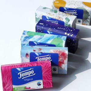 템포 4겹 갑티슈 미용티슈 100매입 12갑
