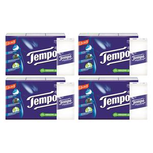 템포 4겹 휴대용 행키티슈 6개입 4팩 (총24개)