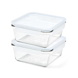 버디 정사각 1650ml 2조 세트