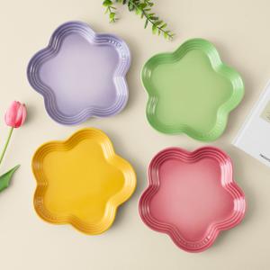 [정가21만원대] 레인보우 플라워접시19cm 4P세트